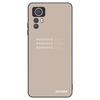 Picasee crna silikonska maskica za Xiaomi Redmi Note 12S - Positive Vibes