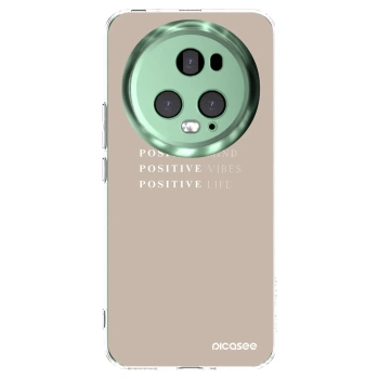 Picasee silikonska prozirna maskica za Honor Magic5 Pro - Positive Vibes