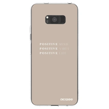 Picasee silikonska prozirna maskica za Samsung Galaxy A73 5G - Positive Vibes
