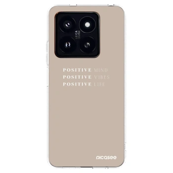 Picasee silikonska prozirna maskica za Xiaomi 14 Pro - Positive Vibes
