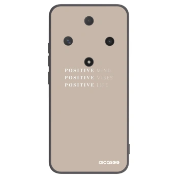 Picasee crna silikonska maskica za Honor Magic6 Lite 5G - Positive Vibes