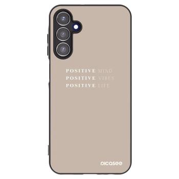 Picasee crna silikonska maskica za Samsung Galaxy A15 A156B 5G - Positive Vibes