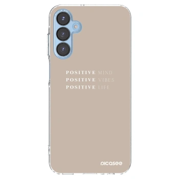 Picasee silikonska prozirna maskica za Samsung Galaxy A15 A156B 5G - Positive Vibes