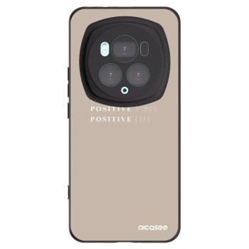 Picasee crna silikonska maskica za Honor Magic6 Pro - Positive Vibes