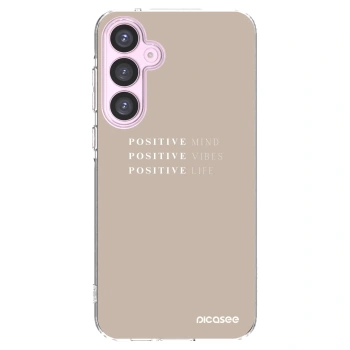 Picasee silikonska prozirna maskica za Samsung Galaxy A55 5G A556B - Positive Vibes