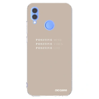 Picasee silikonska prozirna maskica za Honor 10 Lite - Positive Vibes