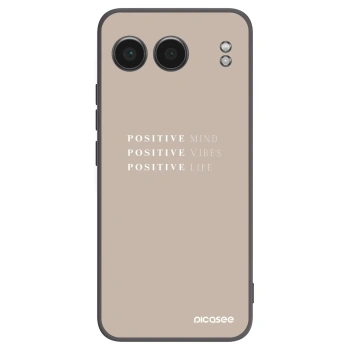 Picasee crna silikonska maskica za OnePlus Nord 4 - Positive Vibes