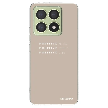 Picasee silikonska prozirna maskica za Xiaomi 14T - Positive Vibes