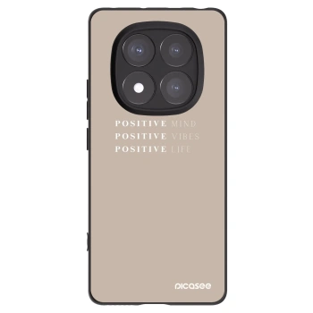 Picasee crna silikonska maskica za Xiaomi Redmi Note 14 Pro 5G - Positive Vibes