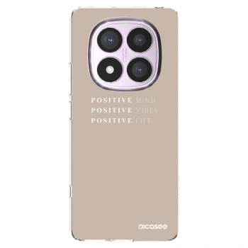 Picasee silikonska prozirna maskica za Xiaomi Redmi Note 14 Pro 5G - Positive Vibes