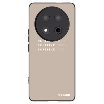Picasee crna silikonska maskica za Honor Magic7 Lite 5G - Positive Vibes