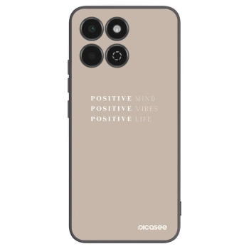 Picasee crna silikonska maskica za Honor 200 Smart 5G - Positive Vibes
