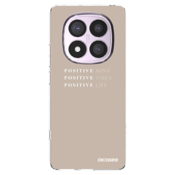 Picasee silikonska prozirna maskica za Xiaomi Redmi Note 14 Pro 4G - Positive Vibes