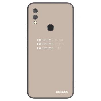 Picasee crna silikonska maskica za Xiaomi Redmi Note 7 - Positive Vibes