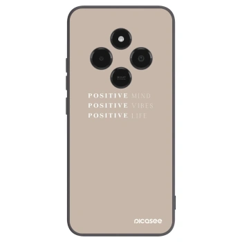 Picasee crna silikonska maskica za Xiaomi Poco C75 - Positive Vibes