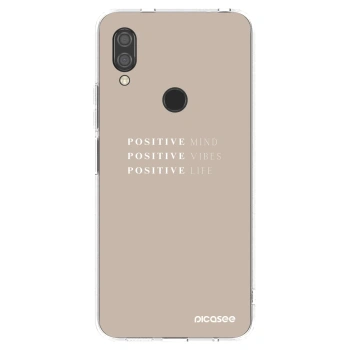 Picasee silikonska prozirna maskica za Xiaomi Redmi 7 - Positive Vibes