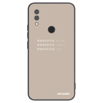 Picasee crna silikonska maskica za Xiaomi Redmi 7 - Positive Vibes
