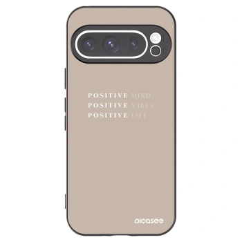 Picasee crna silikonska maskica za Google Pixel 9 Pro XL - Positive Vibes