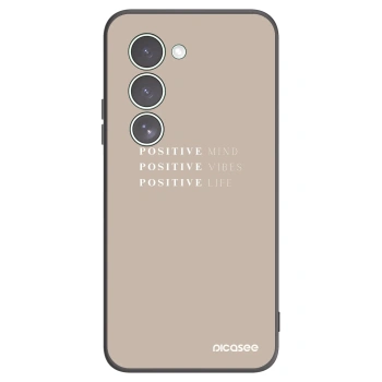 Picasee crna silikonska maskica za Xiaomi Redmi 15 5G - Positive Vibes