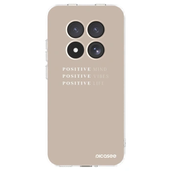 Picasee silikonska prozirna maskica za Xiaomi Redmi Note 15 Pro 4G - Positive Vibes