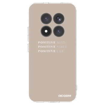 Picasee silikonska prozirna maskica za Xiaomi Redmi Note 15 Pro+ - Positive Vibes