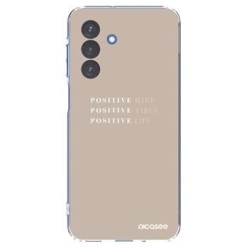 Picasee silikonska prozirna maskica za Samsung Galaxy A17 5G - Positive Vibes