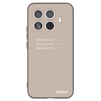 Picasee crna silikonska maskica za Xiaomi 15T Pro - Positive Vibes