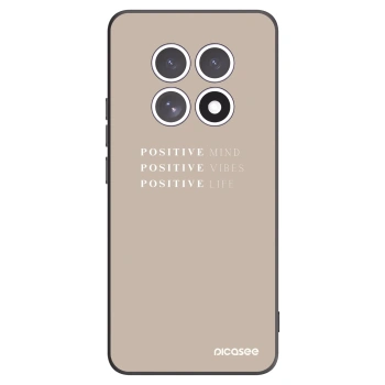 Picasee crna silikonska maskica za Xiaomi Redmi Note 15 - Positive Vibes