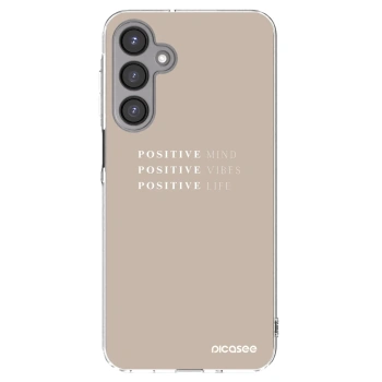 Picasee silikonska prozirna maskica za Samsung Galaxy A16 4G - Positive Vibes