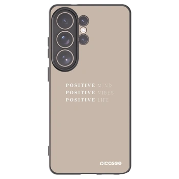 Picasee crna silikonska maskica za Samsung Galaxy S26 Ultra - Positive Vibes