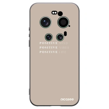 Picasee crna silikonska maskica za Xiaomi 17 Ultra - Positive Vibes