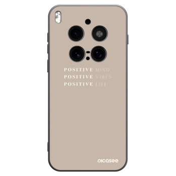 Picasee crna silikonska maskica za Vivo X300 Pro - Positive Vibes