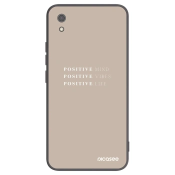 Picasee crna silikonska maskica za Xiaomi Redmi 7A - Positive Vibes