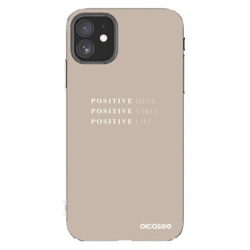Picasee silikonska prozirna maskica za Apple iPhone 11 - Positive Vibes