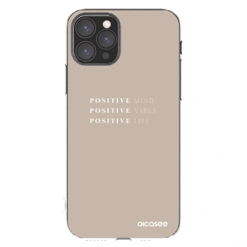 Picasee silikonska prozirna maskica za Apple iPhone 11 Pro - Positive Vibes