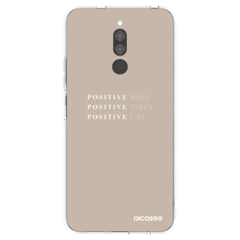 Picasee silikonska prozirna maskica za Xiaomi Redmi 8 - Positive Vibes