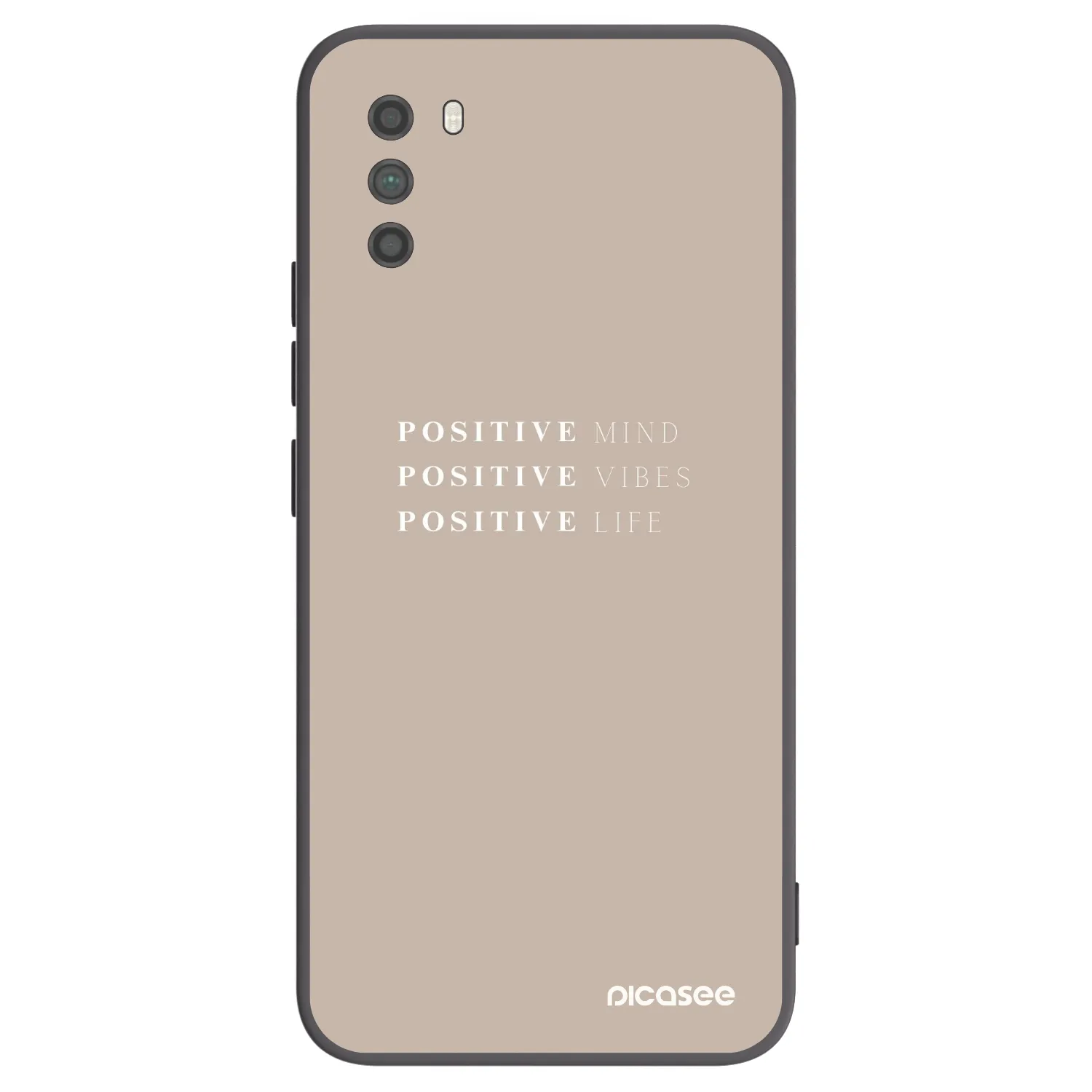 Picasee crna silikonska maskica za Xiaomi Poco M3 - Positive Vibes