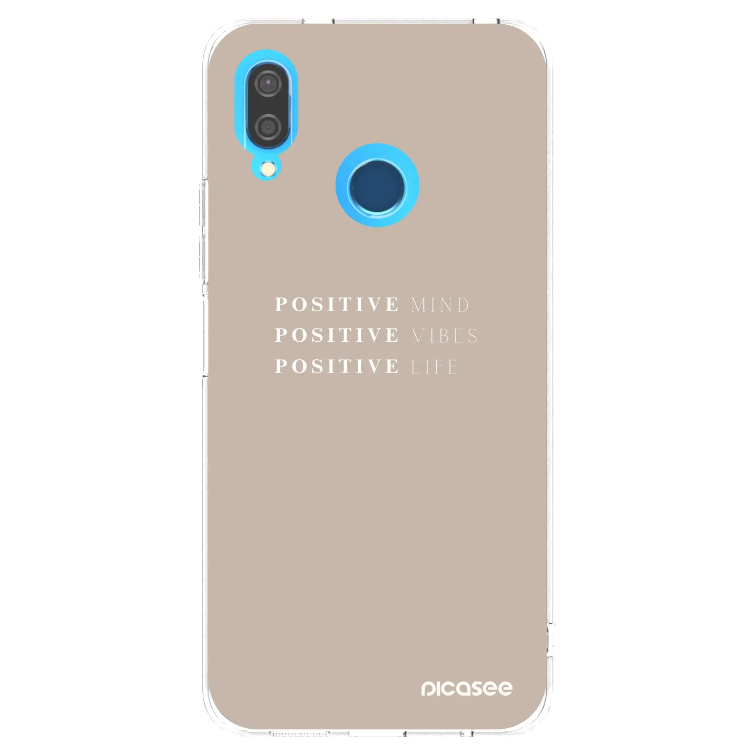 Picasee silikonska prozirna maskica za Huawei P20 Lite - Positive Vibes