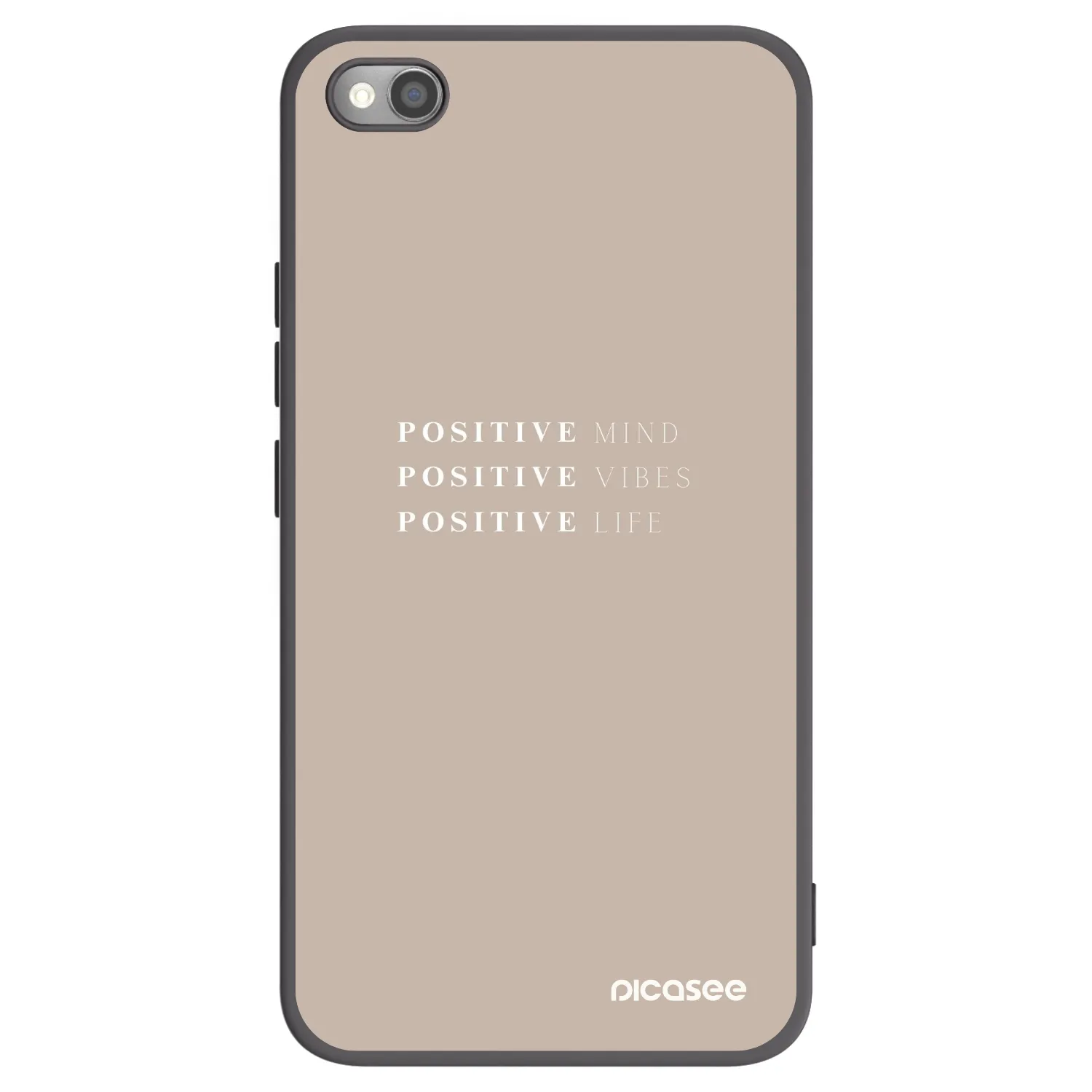 Picasee crna silikonska maskica za Xiaomi Redmi Note 11S 5G - Positive Vibes