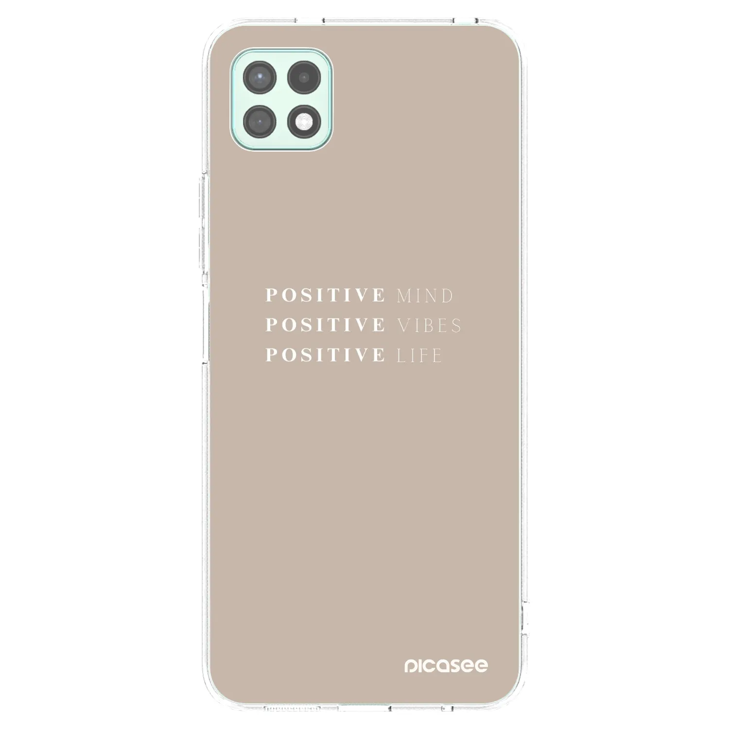 Picasee silikonska prozirna maskica za Samsung Galaxy A22 A226B 5G - Positive Vibes