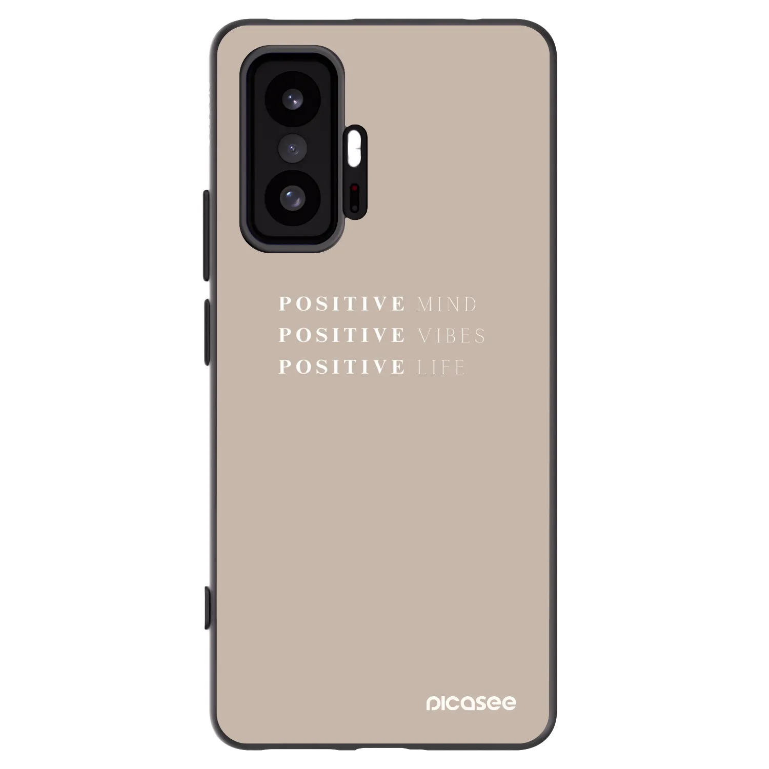 Picasee crna silikonska maskica za Xiaomi 11T Pro - Positive Vibes