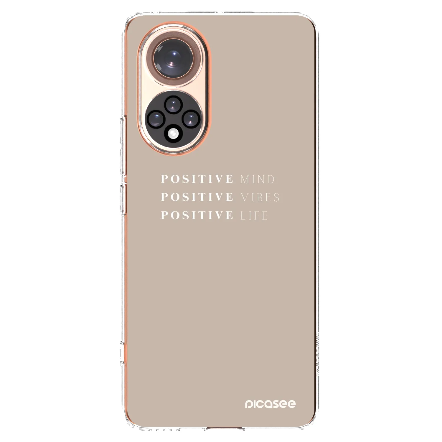 Picasee silikonska prozirna maskica za Honor 50 5G - Positive Vibes