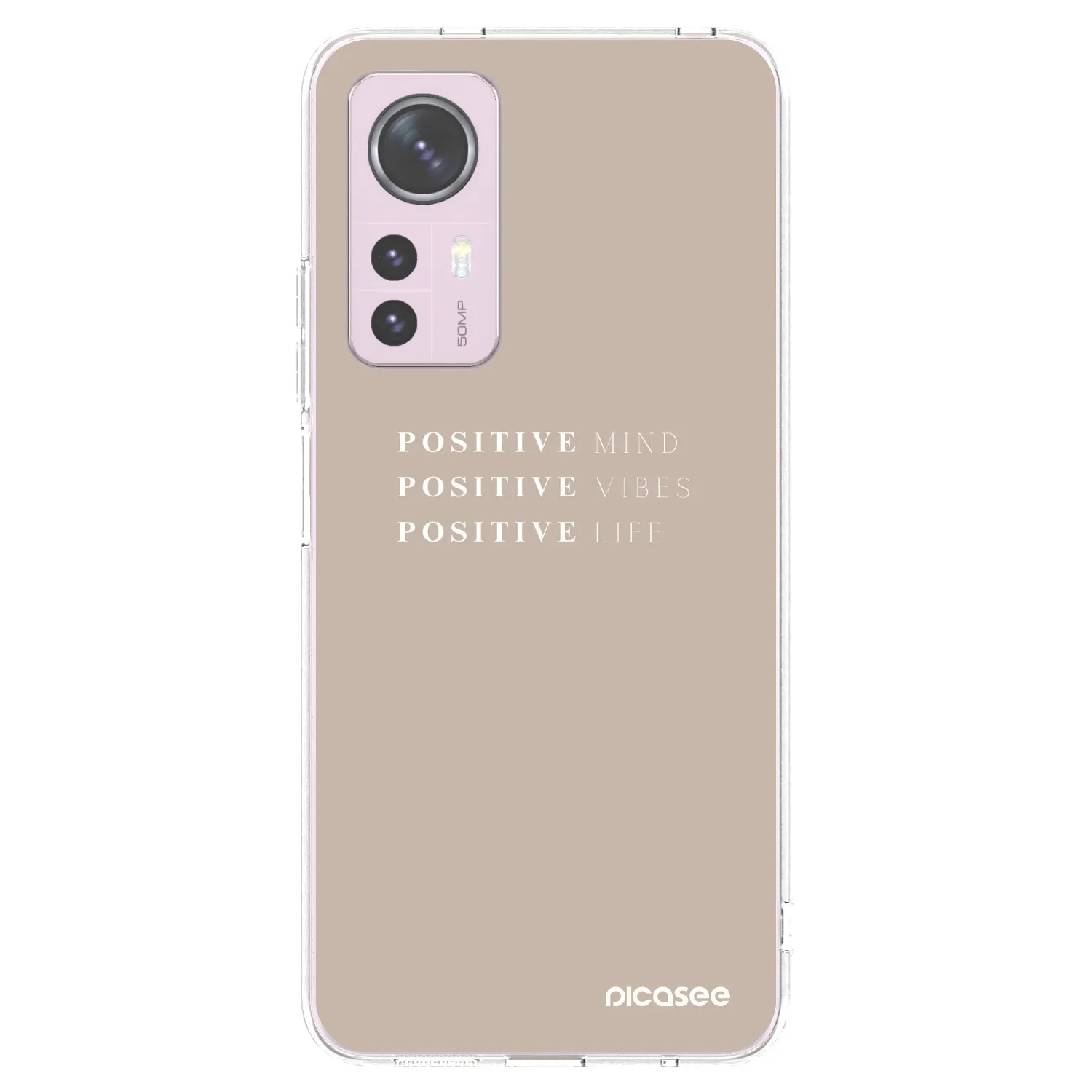 Picasee silikonska prozirna maskica za Xiaomi 12 - Positive Vibes