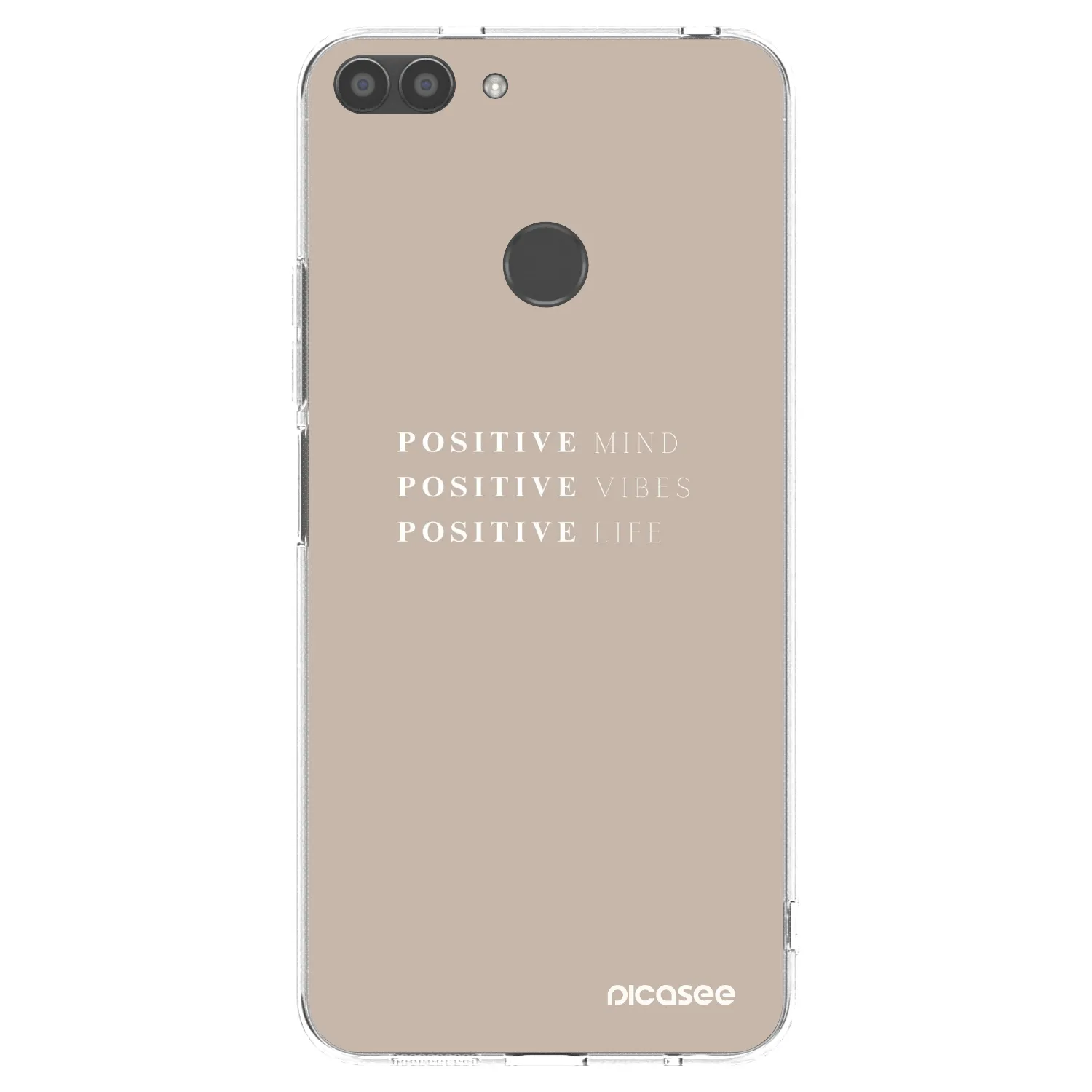 Picasee silikonska prozirna maskica za Huawei P Smart - Positive Vibes