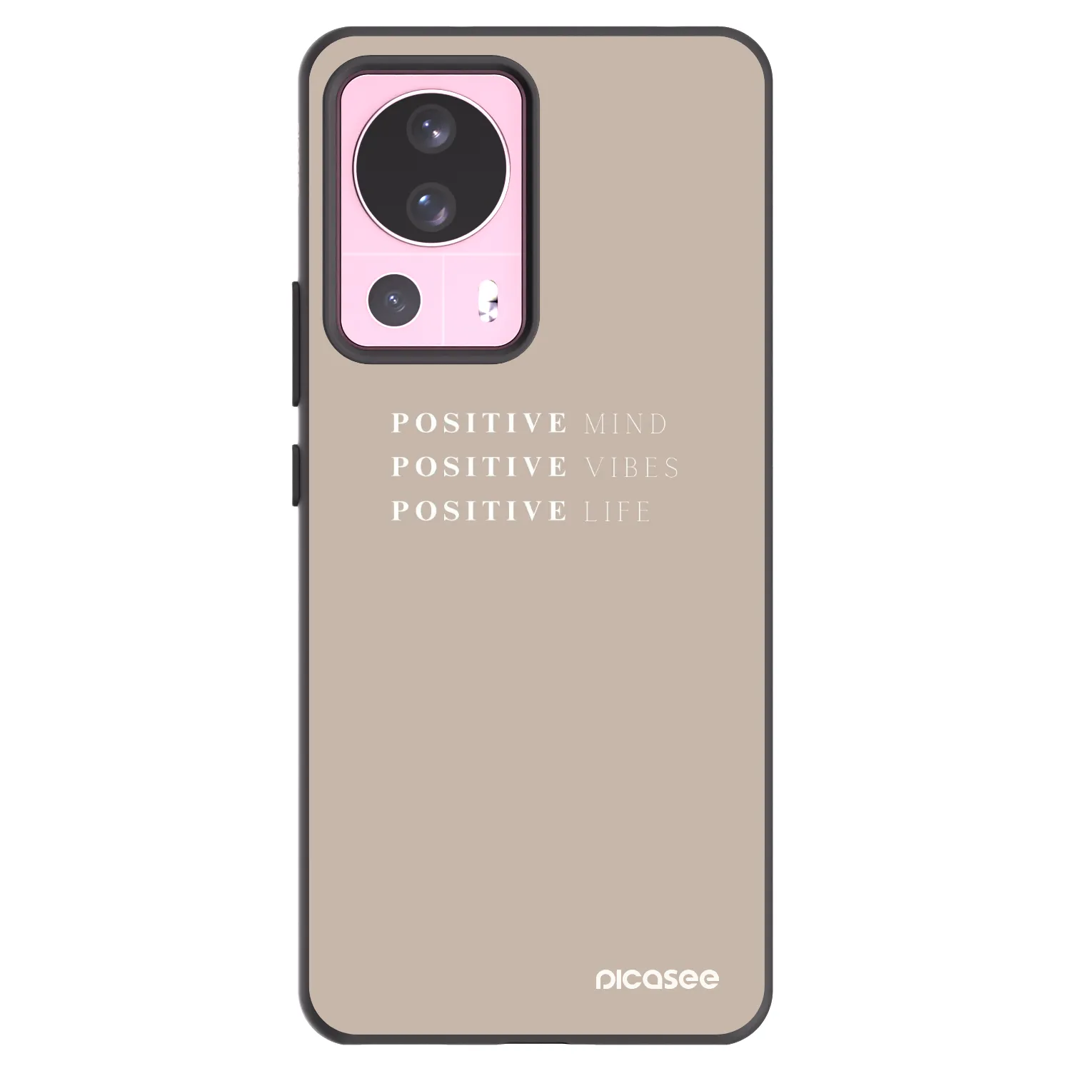 Picasee crna silikonska maskica za Xiaomi 13 Lite - Positive Vibes