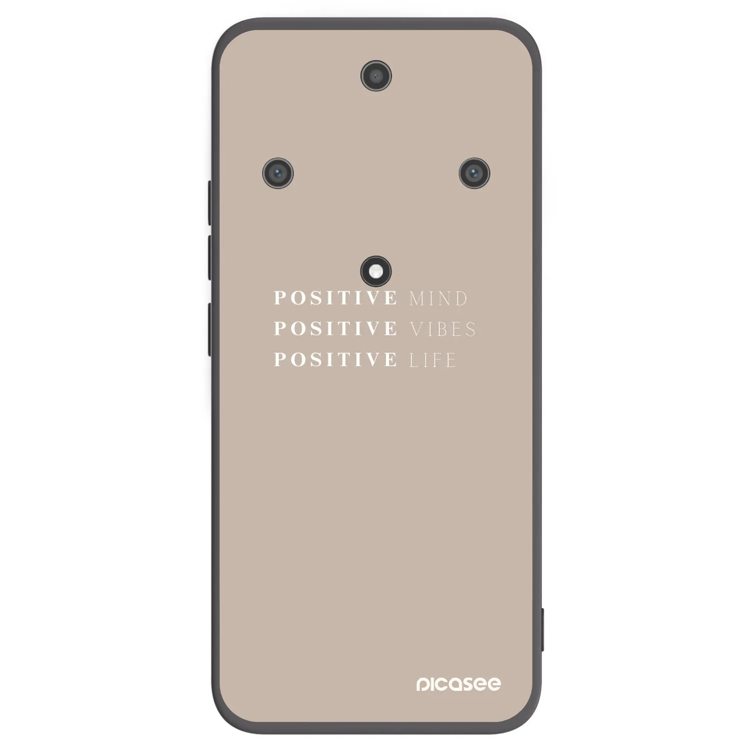 Picasee crna silikonska maskica za Honor Magic5 Lite 5G - Positive Vibes