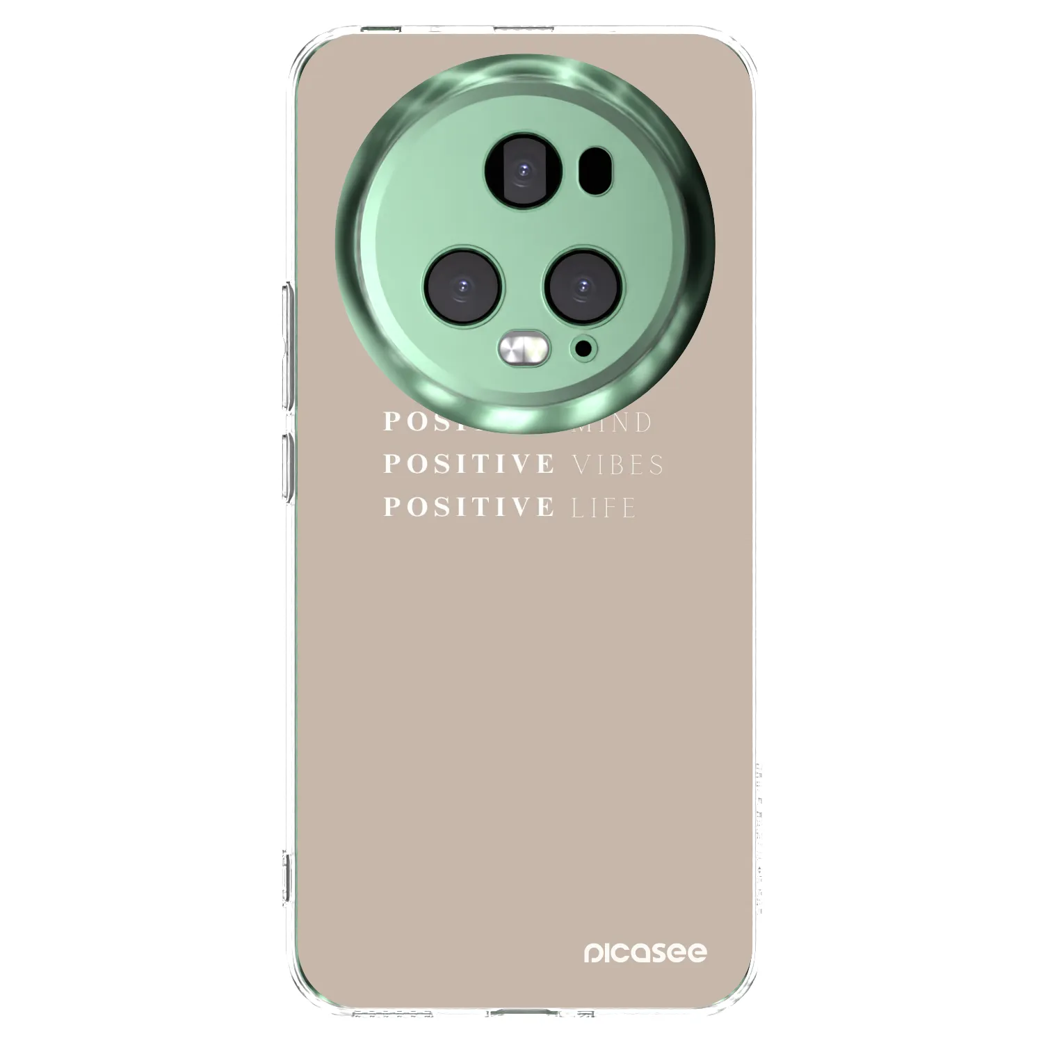 Picasee silikonska prozirna maskica za Honor Magic5 Pro - Positive Vibes