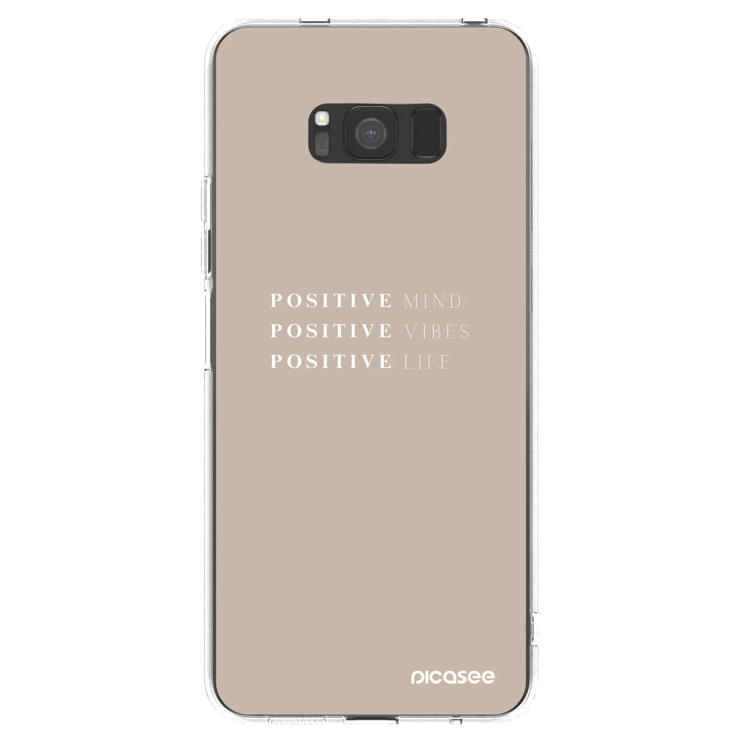 Picasee silikonska prozirna maskica za Samsung Galaxy A73 5G - Positive Vibes