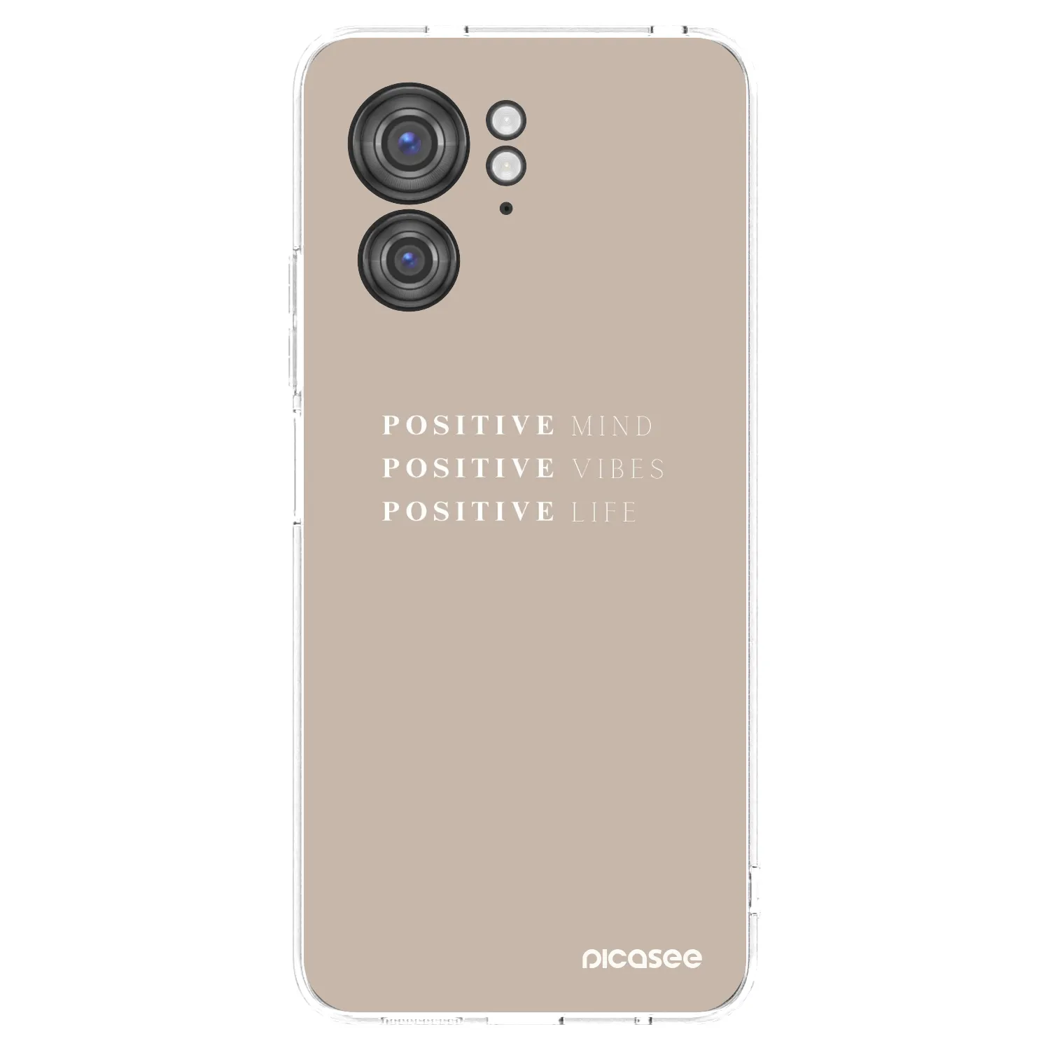 Picasee silikonska prozirna maskica za Motorola Edge 40 - Positive Vibes