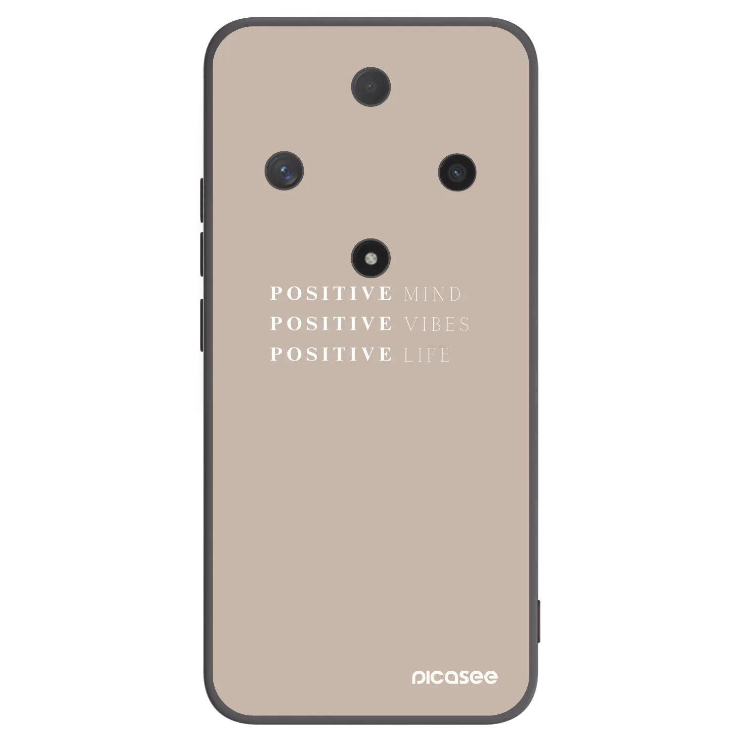 Picasee crna silikonska maskica za Honor Magic6 Lite 5G - Positive Vibes